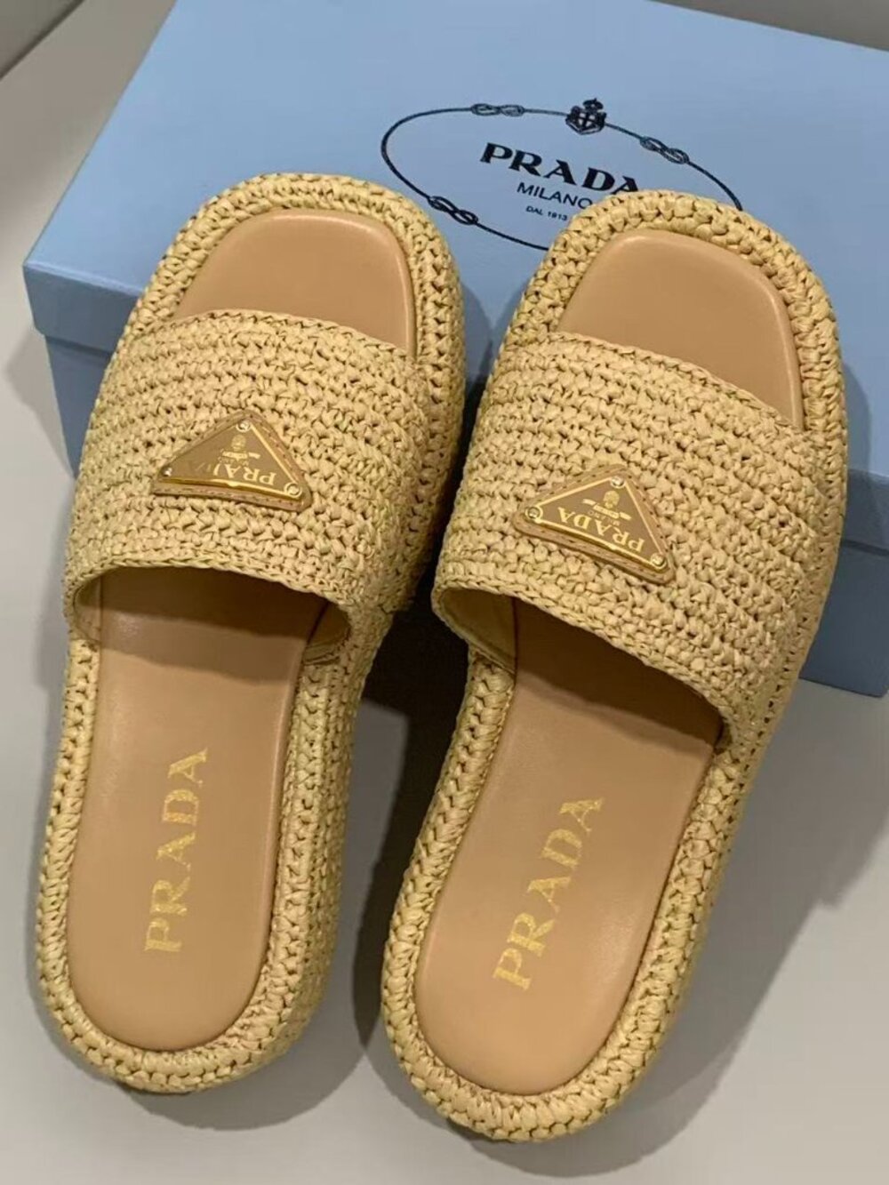 PRADA Women’s Woven Sandals